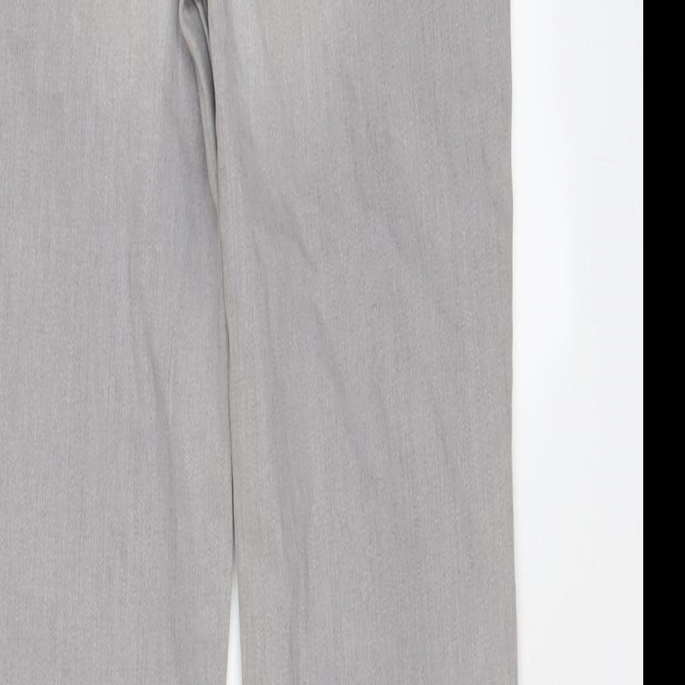 Marks & Spencer Womens Grey Cotton Skinny Jeans Size 6 L27 in Regular Zip