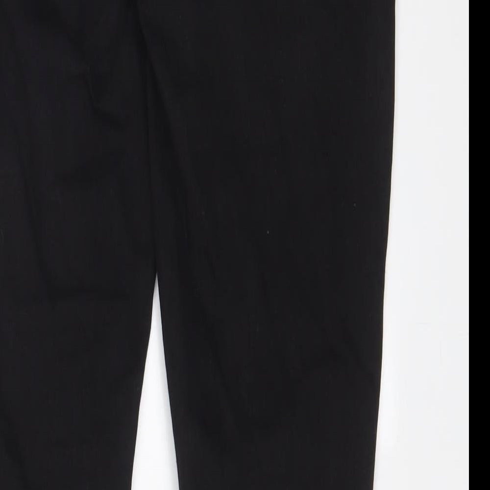 H&M Womens Black Cotton Skinny Jeans Size 10 L30 in Regular Zip