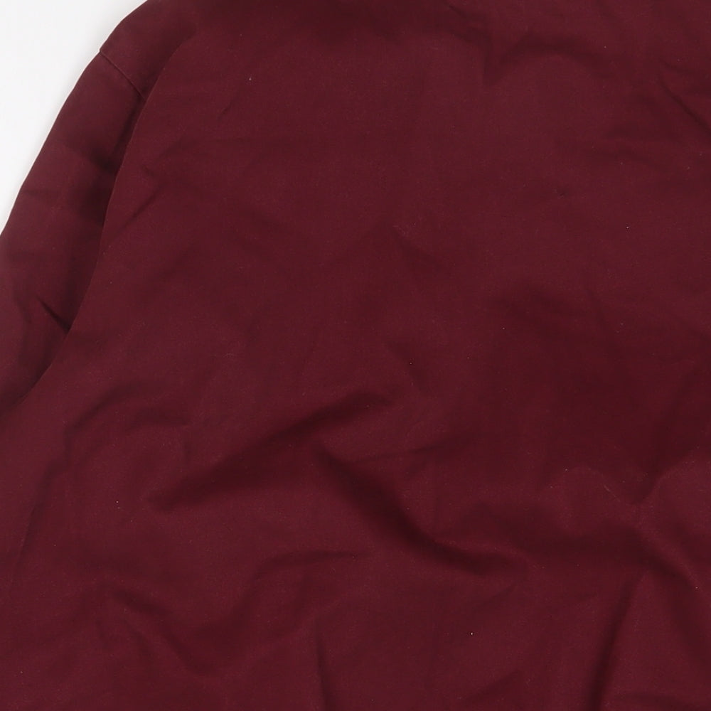 Topman Mens Red Jacket Size M Zip - Pockets