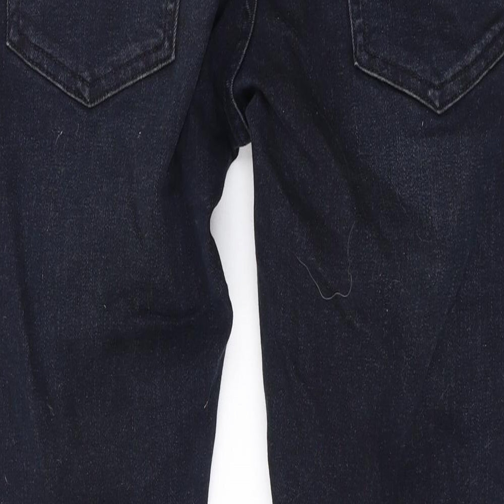 Topman Mens Blue Cotton Skinny Jeans Size 28 in L27 in Regular Zip