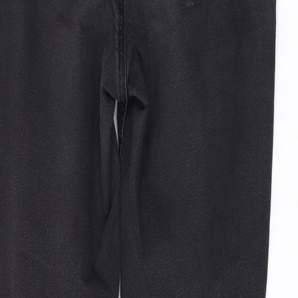Marks & Spencer Womens Grey Cotton Jegging Jeans Size 10 L24 in Regular