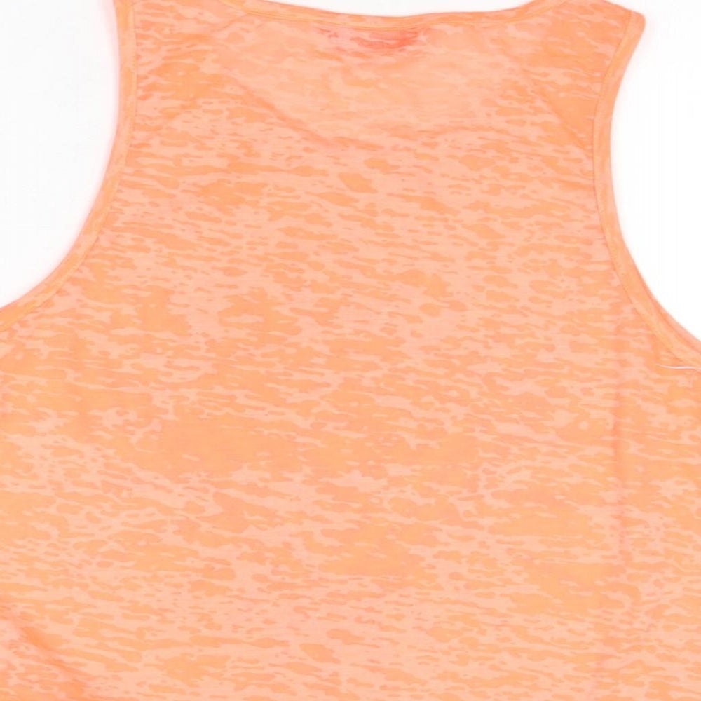 Internacionale Womens Pink Polyester Basic T-Shirt Size 10 Scoop Neck