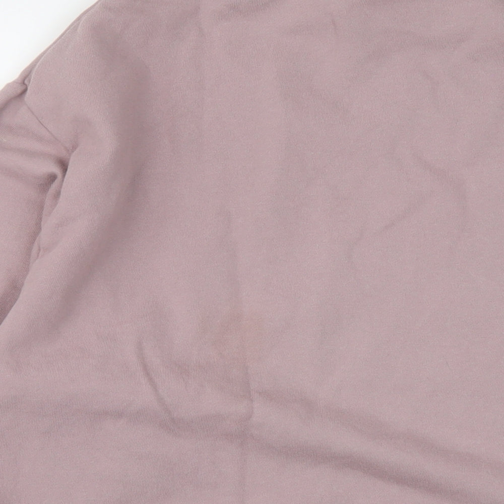 ASOS Womens Pink Cotton Pullover Sweatshirt Size S Pullover