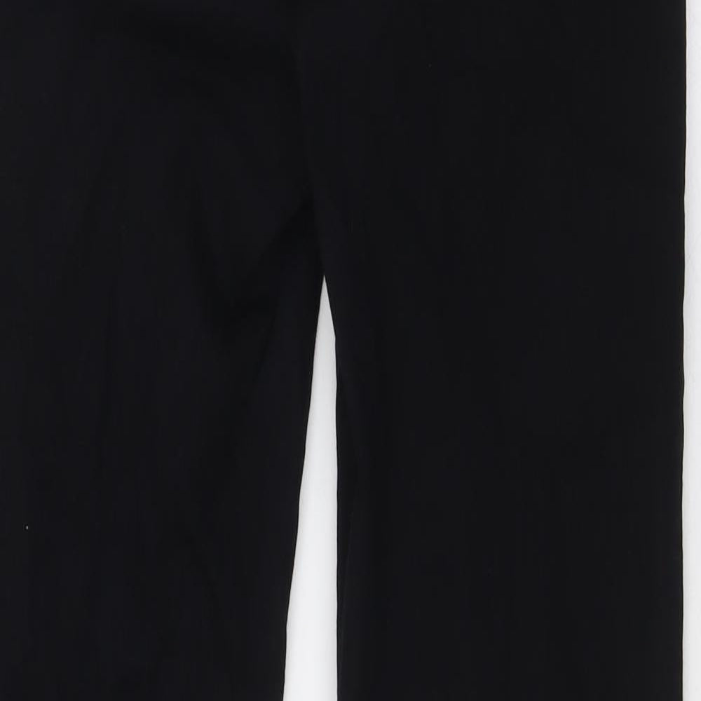 NYJD Womens Black Cotton Straight Jeans Size 6 L33 in Regular Zip