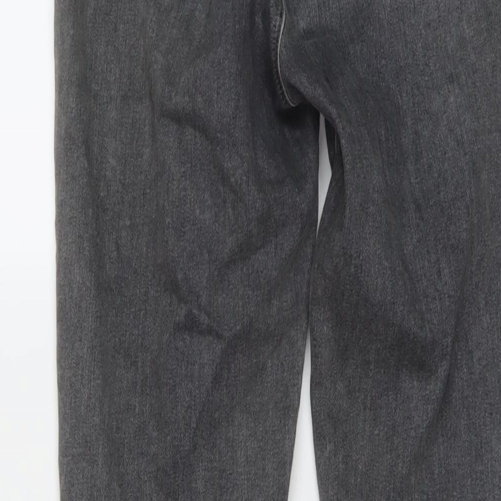 J Brand Womens Grey Cotton Skinny Jeans Size 28 in L32 in Regular Button