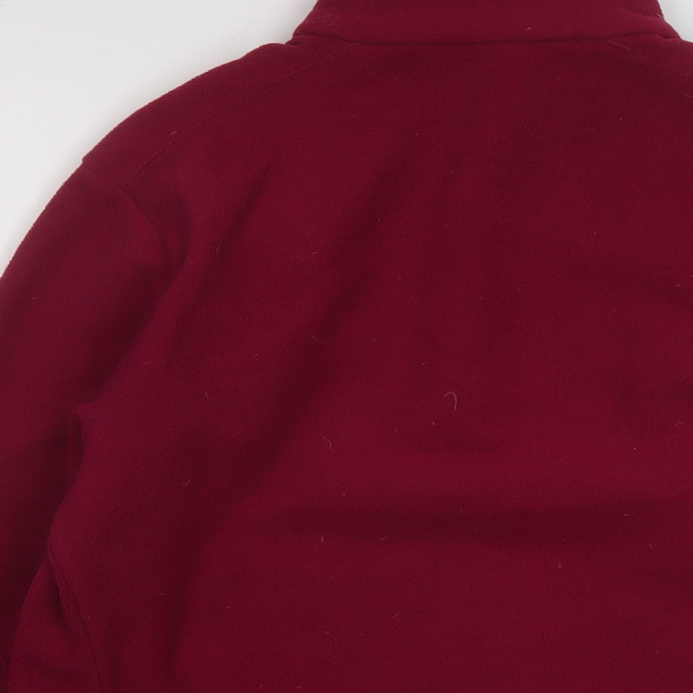 Quechua Womens Purple Polyester Pullover Sweatshirt Size L Zip
