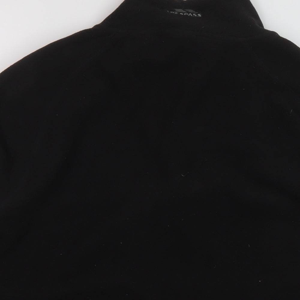 Tresapass Womens Black Polyester Pullover Sweatshirt Size L Zip