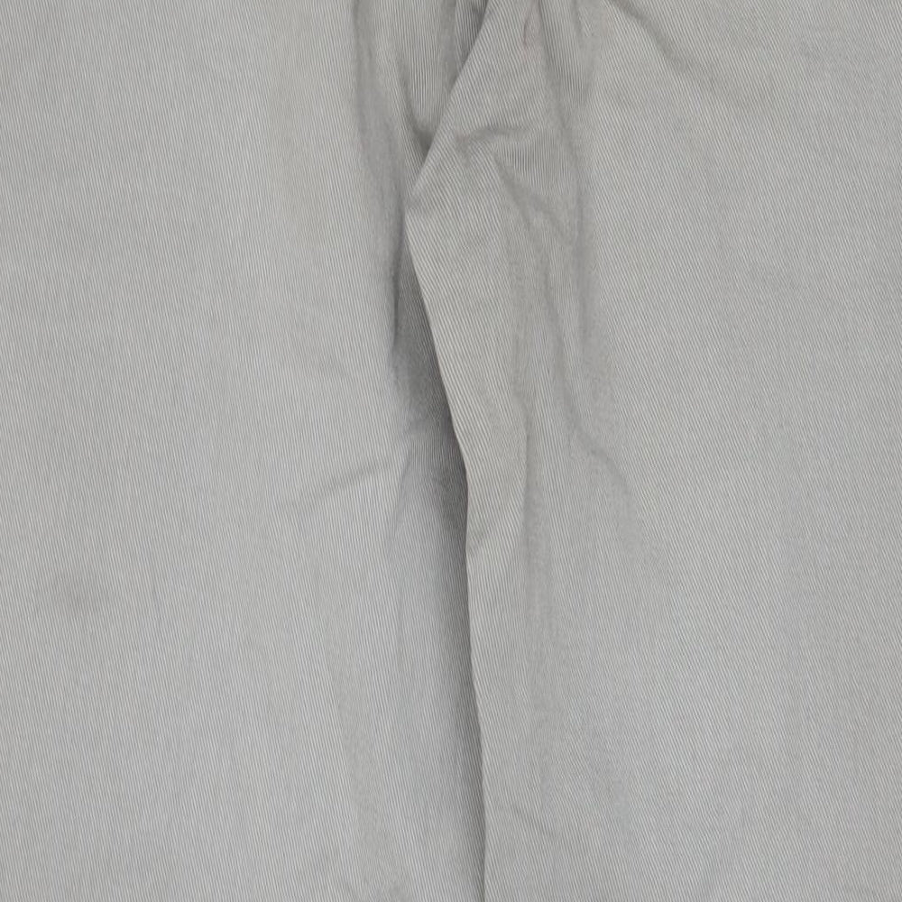 Republic Mens Grey Cotton Straight Jeans Size 32 in L31 in Regular Button