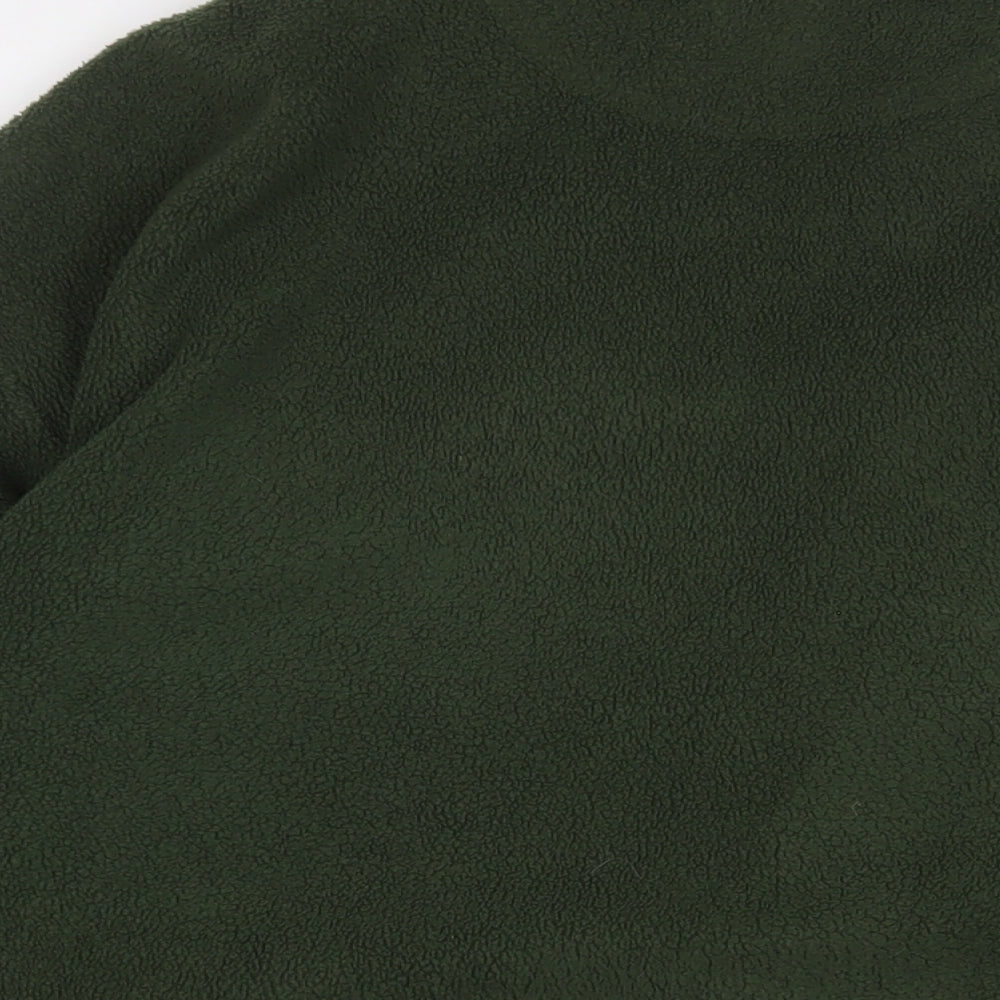 David Taylor Mens Green Jacket Size XL Zip - Zip Pockets