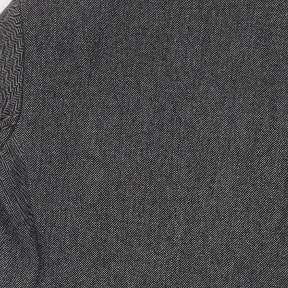 IMC Mens Grey Wool Jacket Suit Jacket Size 40 Regular - Inside Pockets
