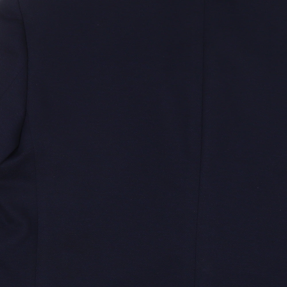 Marks & Spencer Mens Blue Polyamide Jacket Suit Jacket Size 44 Regular