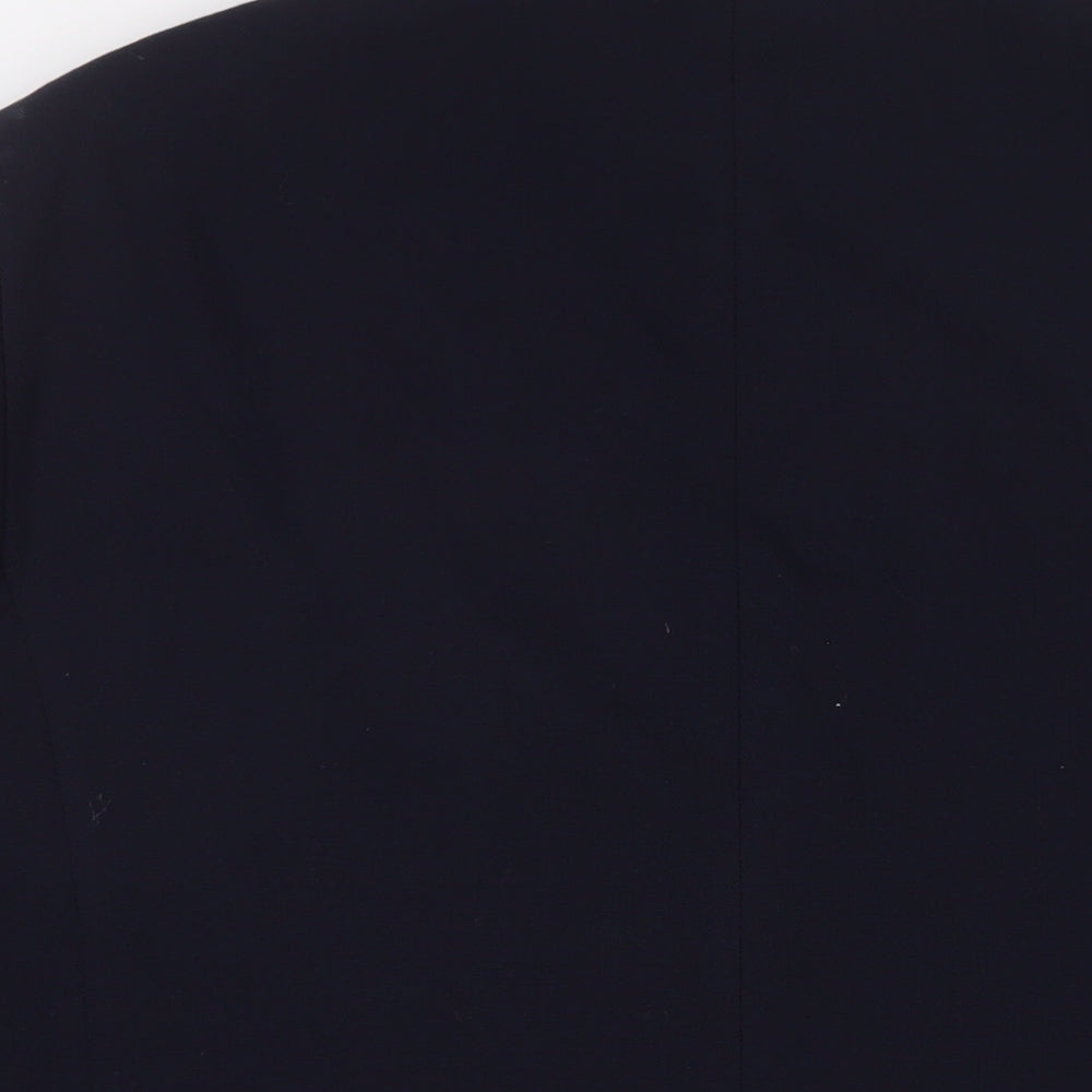 Marks & Spencer Mens Blue Wool Jacket Suit Jacket Size 44 Regular - Inside Pockets