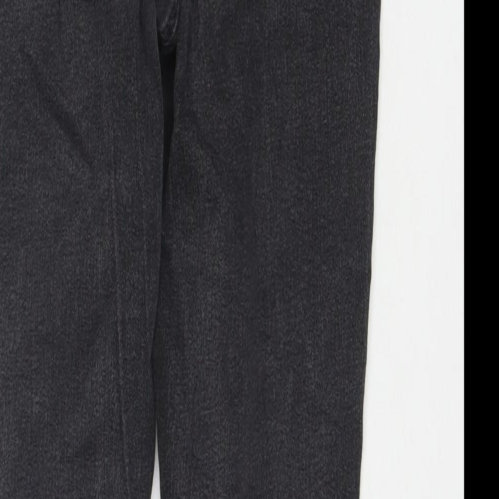 H&M Womens Black Cotton Jegging Jeans Size S L26 in Regular Zip