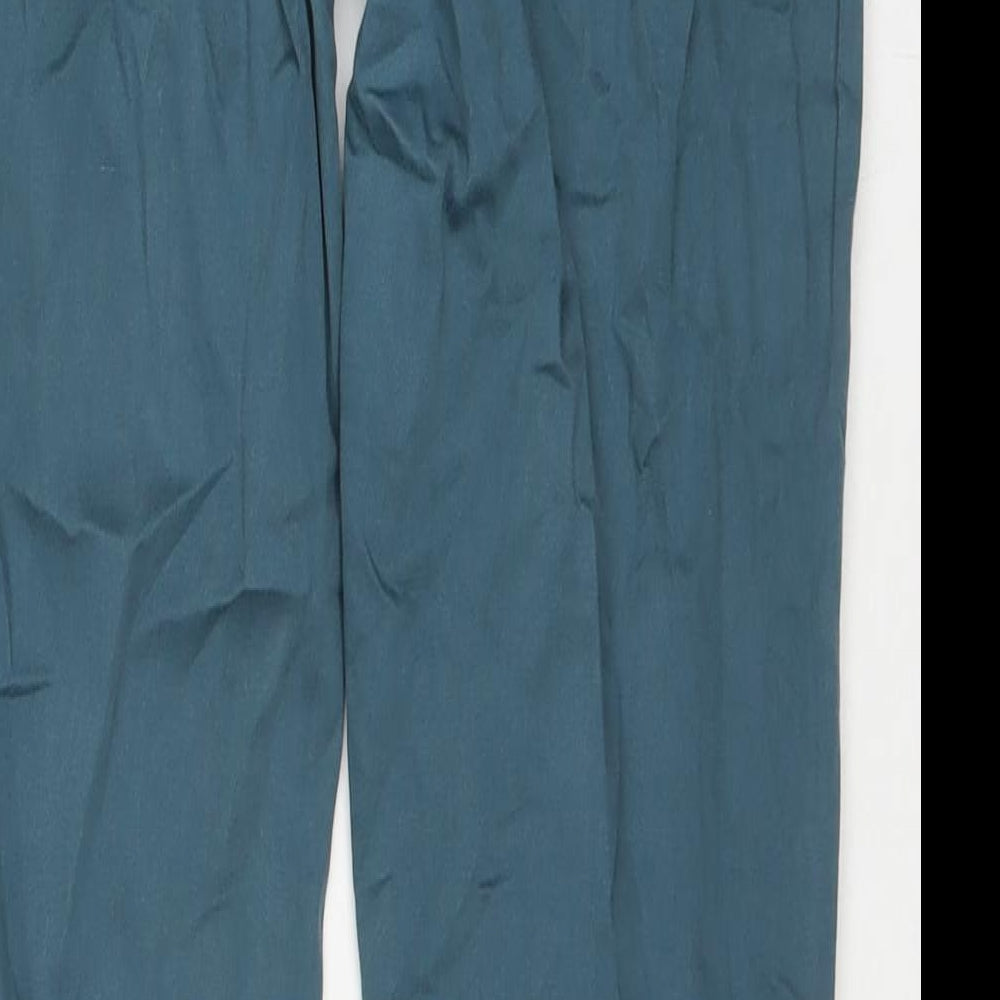 Marks & Spencer Womens Blue Polyester Blend Straight Jeans Size 32 in L29 in Regular Zip