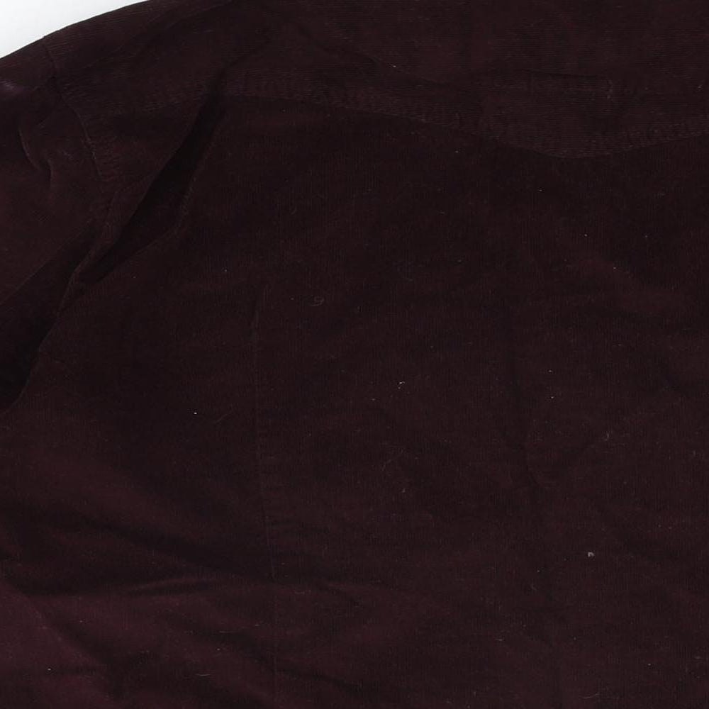 Bexley's Womens Red Cotton Basic Button-Up Size 20 Collared
