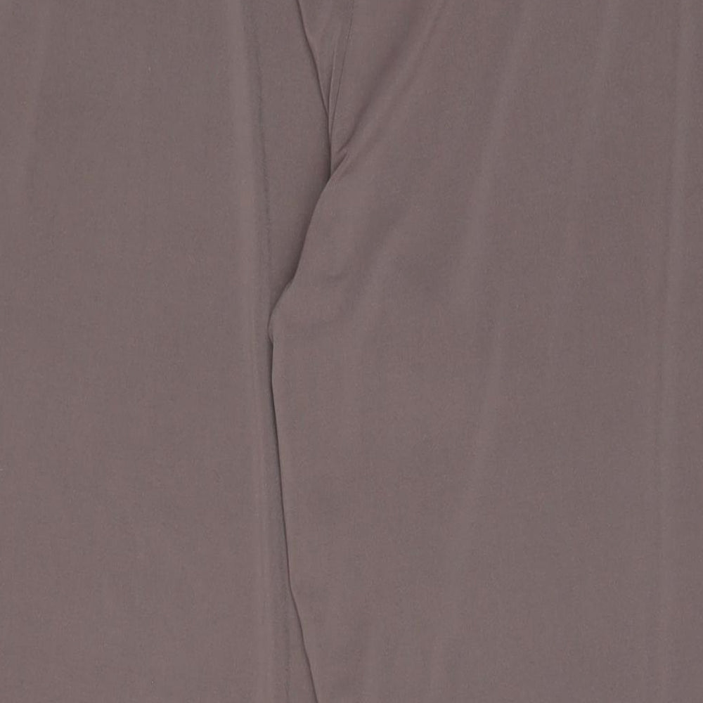 Essential style Womens Brown Polyester Trousers Size 20 L30 in Regular