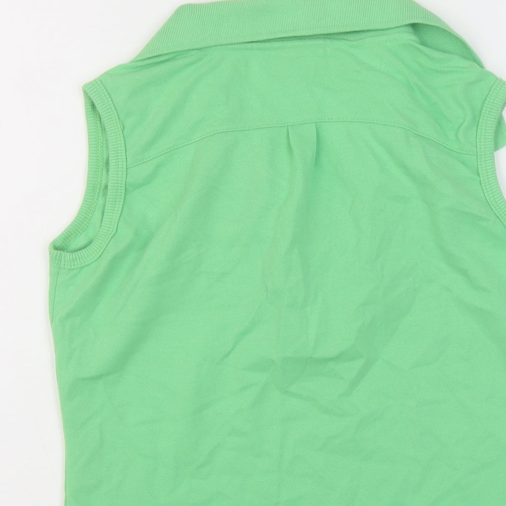 LA Gear Womens Green Polyester Basic Polo Size 12 Collared