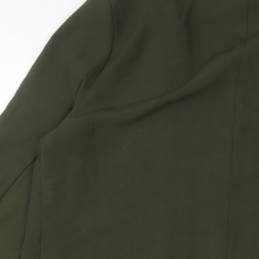 Dorothy Perkins Womens Green Jacket Blazer Size 8 - Open Back