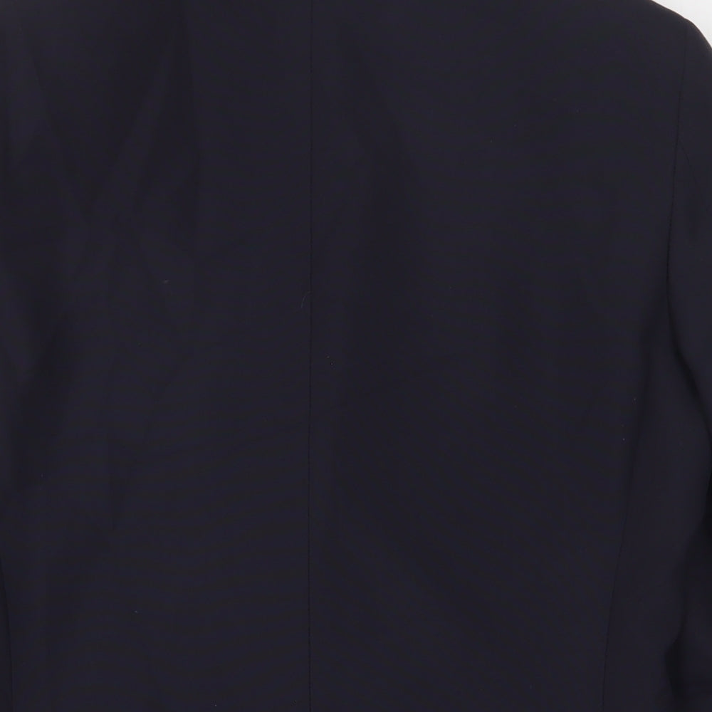 NEXT Mens Blue Polyester Jacket Suit Jacket Size 34 Regular - Inside Pockets