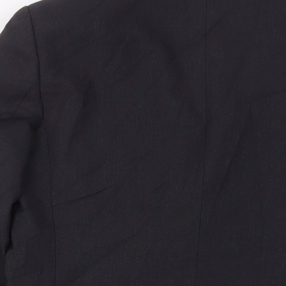 Marks & Spencer Mens Grey Polyester Jacket Suit Jacket Size 36 Regular - Inside Pockets