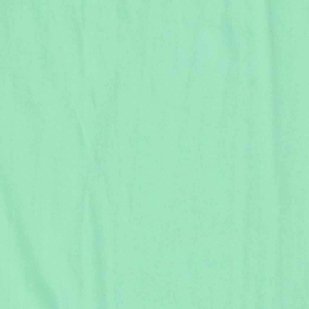 Marks & Spencer Womens Green Polyester Maxi Size 12 Square Neck Pullover