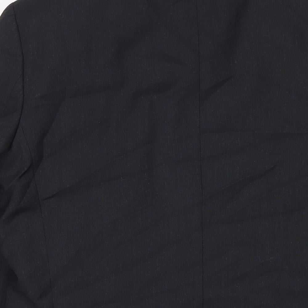 Marks & Spencer Mens Grey Polyester Jacket Suit Jacket Size 38 Regular