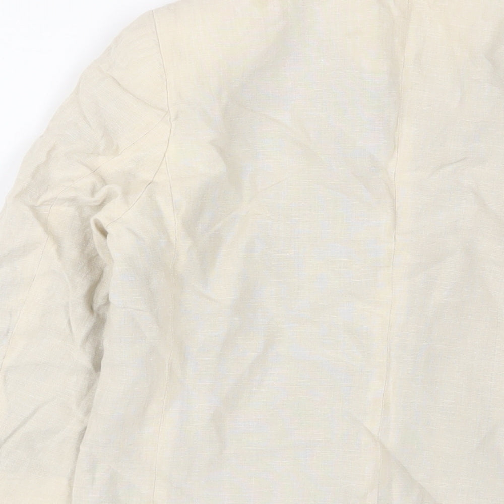 Autograph Boys Beige Jacket Blazer Size 8 Years Button
