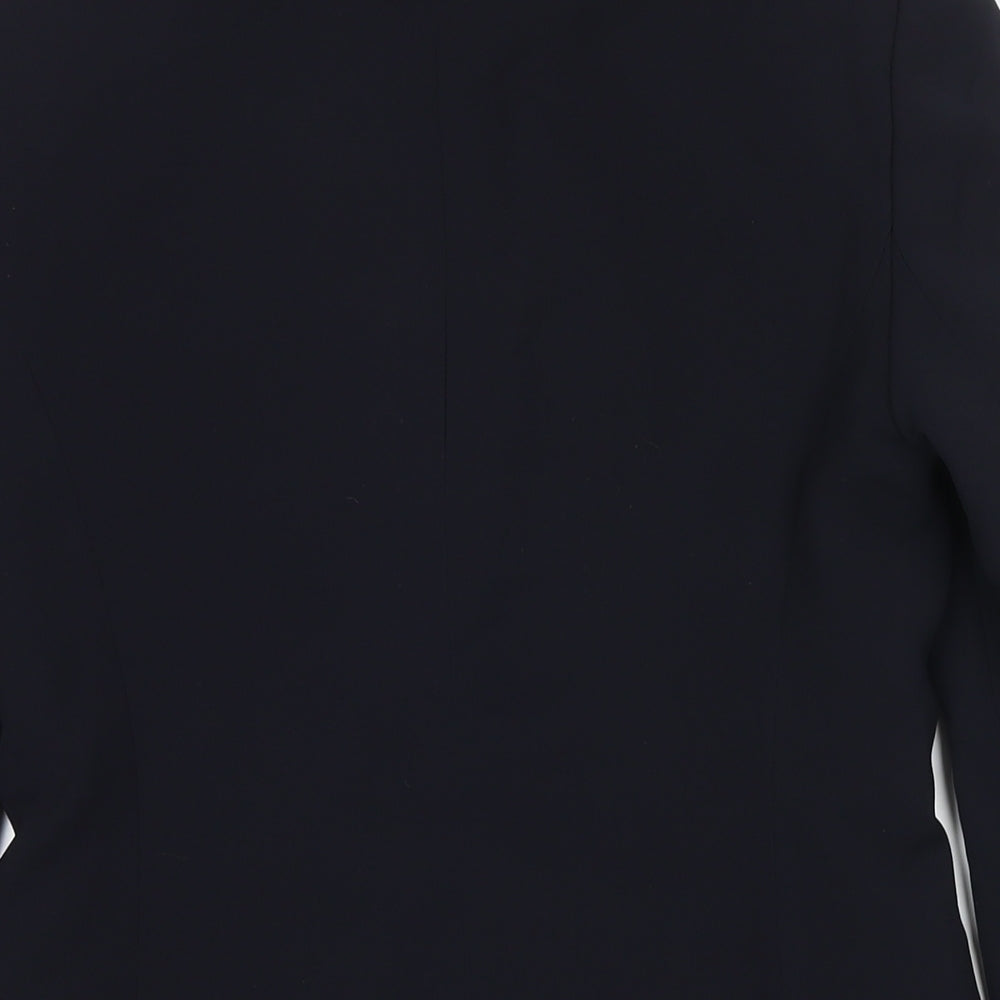 Principles Womens Black Jacket Blazer Size 8 Button