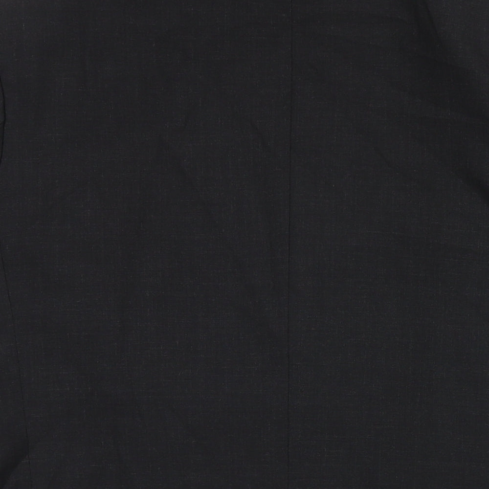 Ciro Citterio Mens Black Polyester Jacket Suit Jacket Size 40 Regular