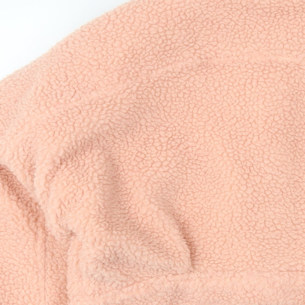 PRETTYLITTLETHING Womens Pink Jacket Size 8 Snap