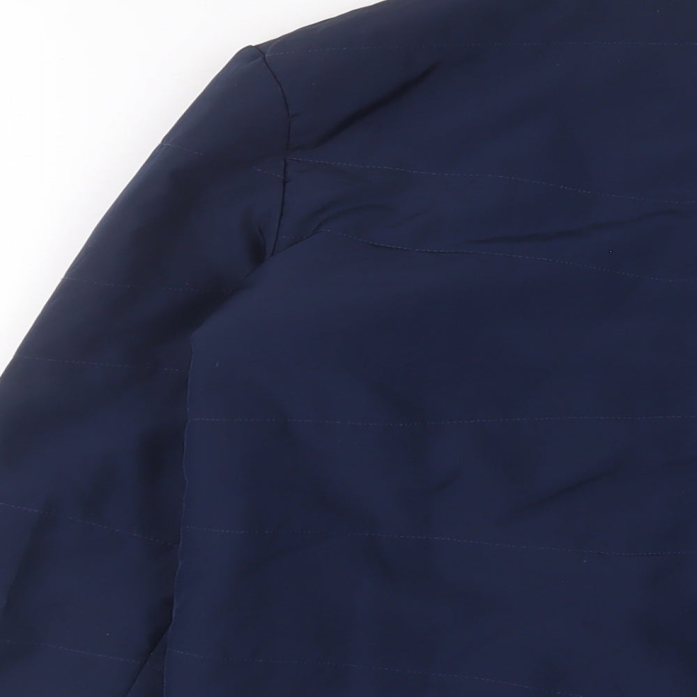 DECATHLON Boys Blue Jacket Coat Size 10 Years Zip