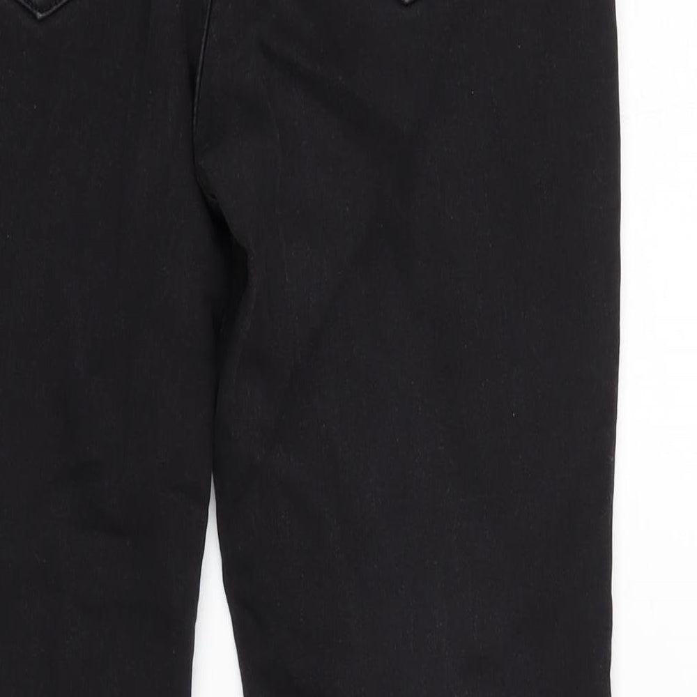 Next Womens Black Cotton Blend Jegging Jeans Size 10 L27.5 in Regular