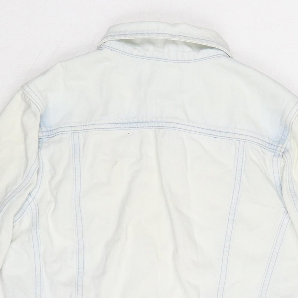 Lipsy London Womens Ivory Jacket Size S Button