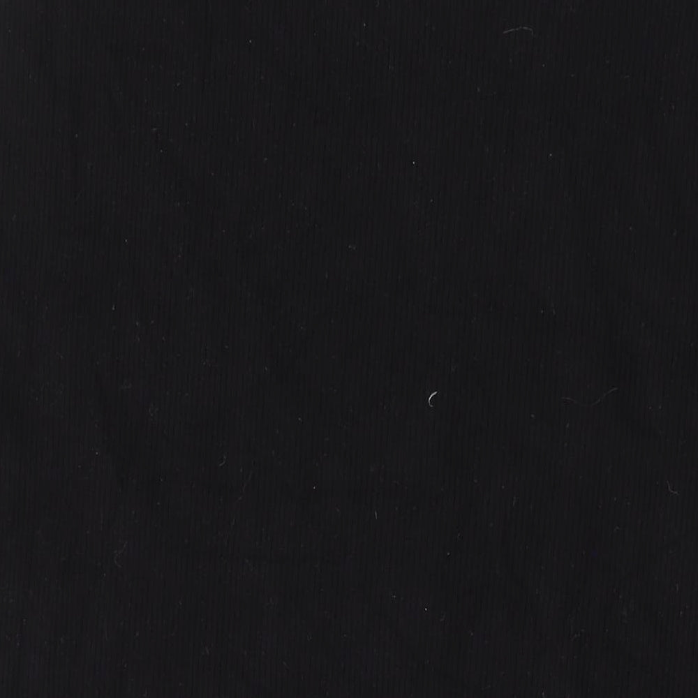 Warehouse Womens Black Polyester A-Line Skirt Size M