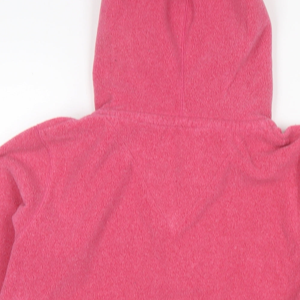 Marks & Spencer Womens Pink Polyester Pullover Hoodie Size 14 Pullover