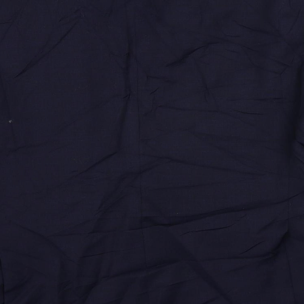 Marks & Spencer Mens Blue Wool Jacket Suit Jacket Size 38 Regular