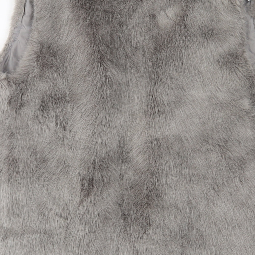 New Look Womens Grey Jacket Size 8 - Open