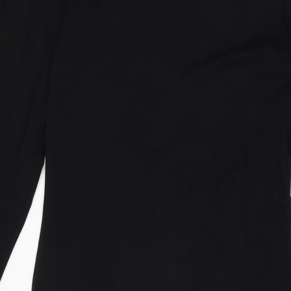 bobi Womens Black Cotton Bodycon Size M Off the Shoulder Pullover
