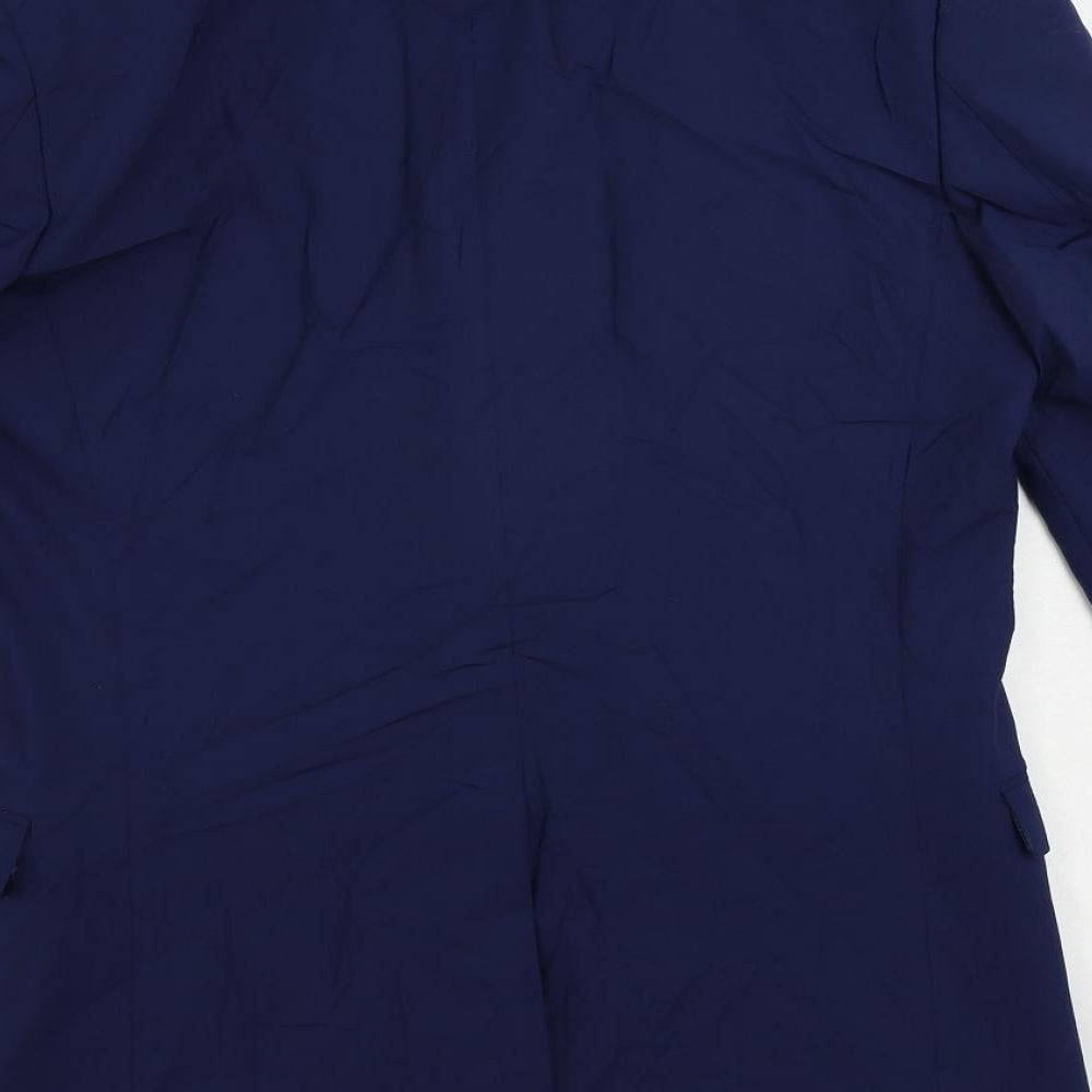 Marks & Spencer Mens Blue Wool Jacket Suit Jacket Size 40 Regular