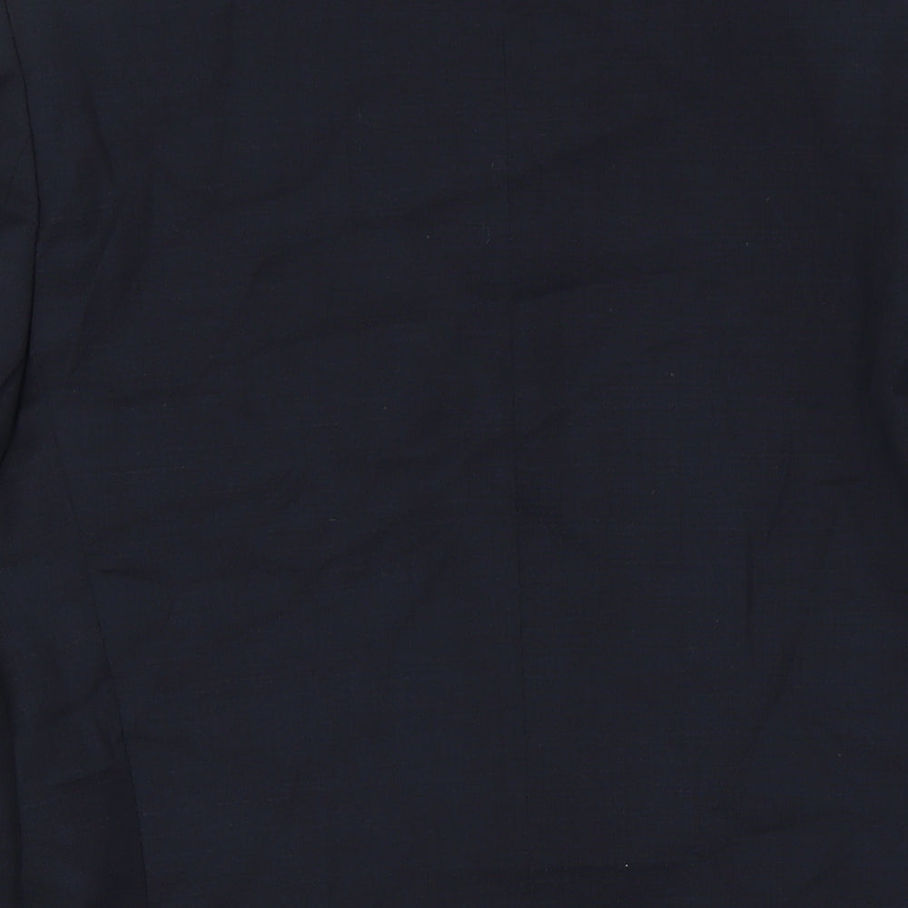 Marks & Spencer Mens Blue Wool Jacket Suit Jacket Size 38 Big & Tall
