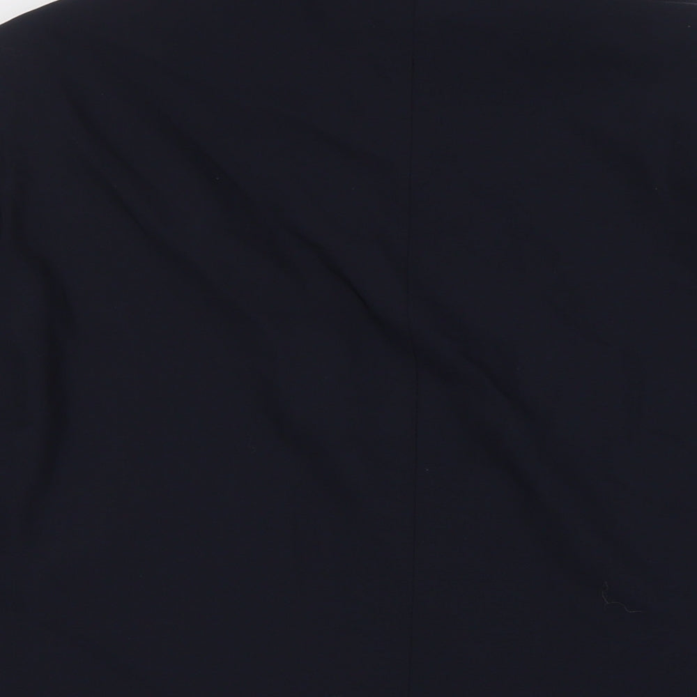 Brand and care label for Autograph men’s blue polyamide jacket suit jacket, size XL, regular