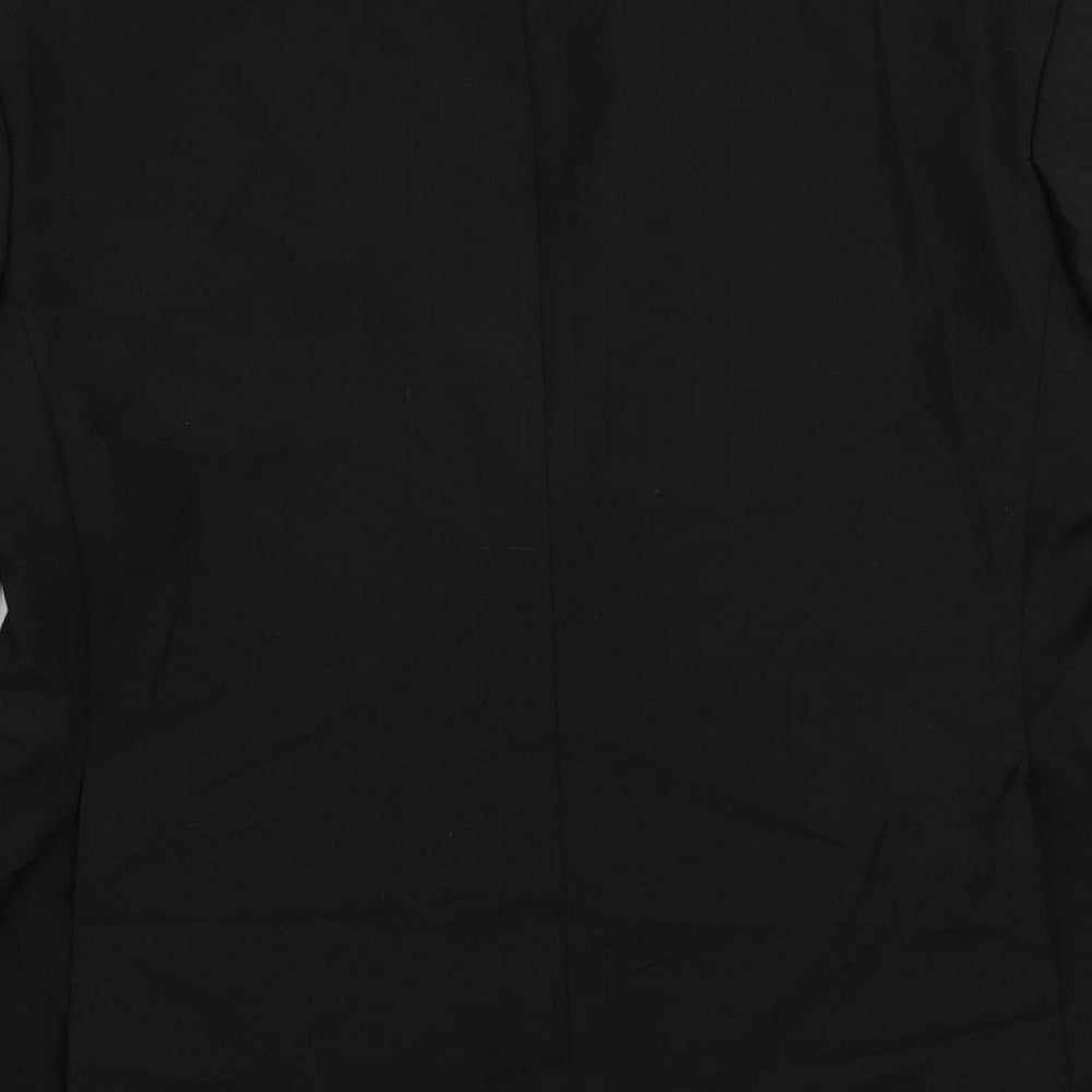 Skopes Mens Black Polyester Tuxedo Suit Jacket Size 42 Regular