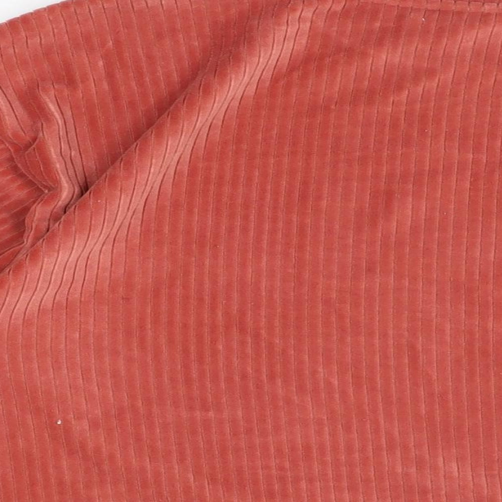 ASOS Womens Pink Polyester Basic T-Shirt Size 12 Round Neck