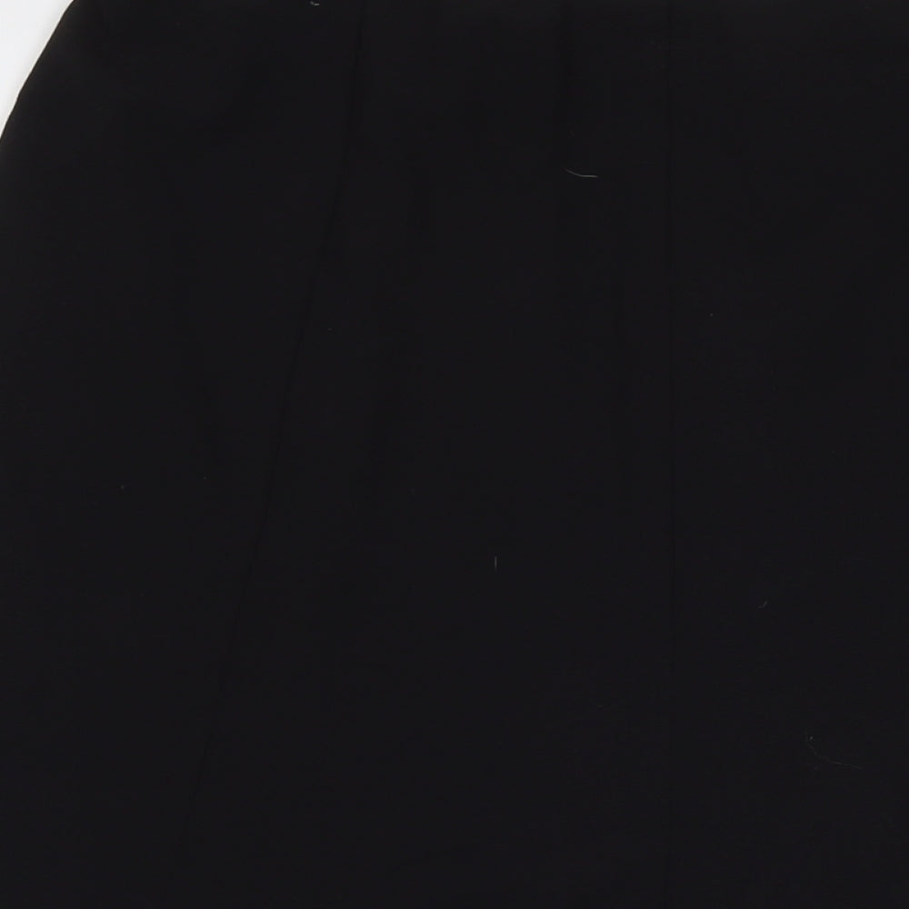 EWM Womens Black Polyester Maxi Skirt Size 16