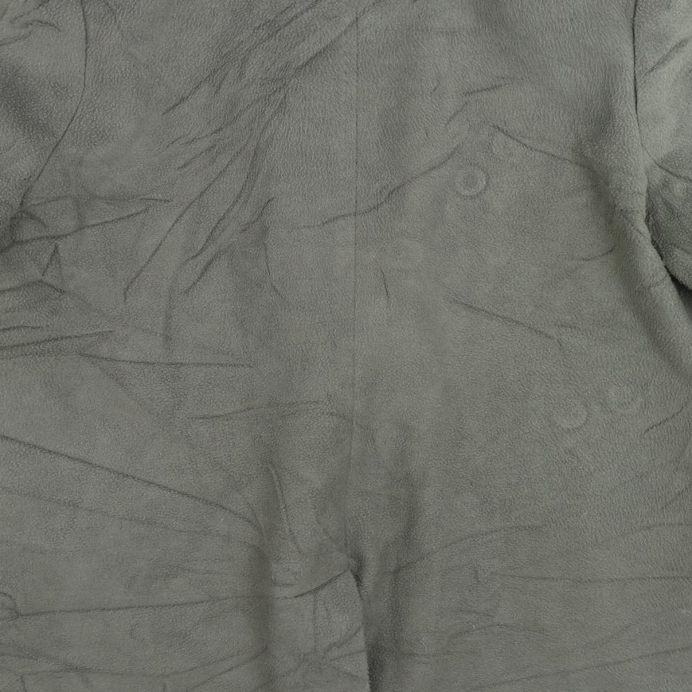 Marks & Spencer Womens Grey Overcoat Coat Size 18 Button