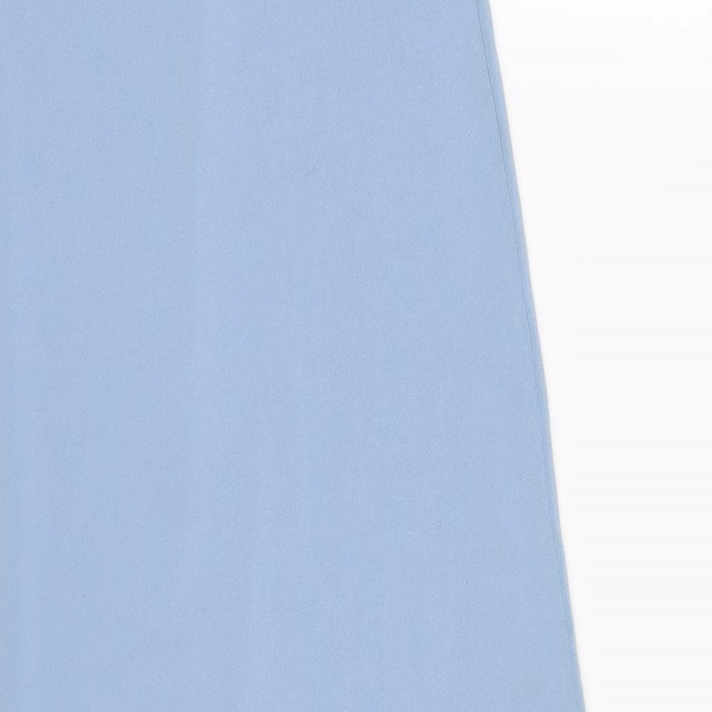 Urban Outfitters Womens Blue Polyester Bodycon Size XS Square Neck Pullover