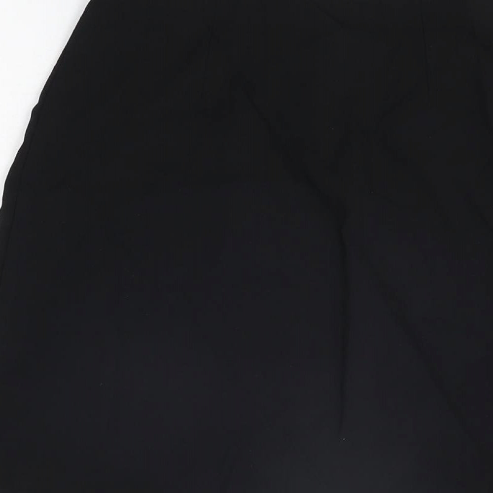 Banner Womens Black Viscose Mini Skirt Size 24 in