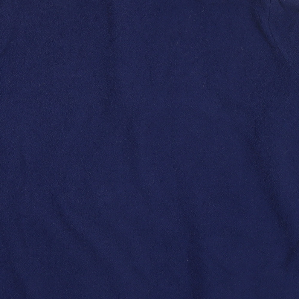 Freedom Trail Womens Blue Polyester Pullover Sweatshirt Size 10 Zip