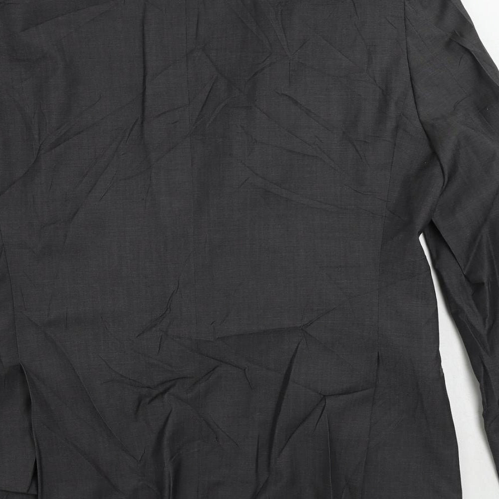 NEXT Mens Grey Wool Jacket Suit Jacket Size 42 Regular