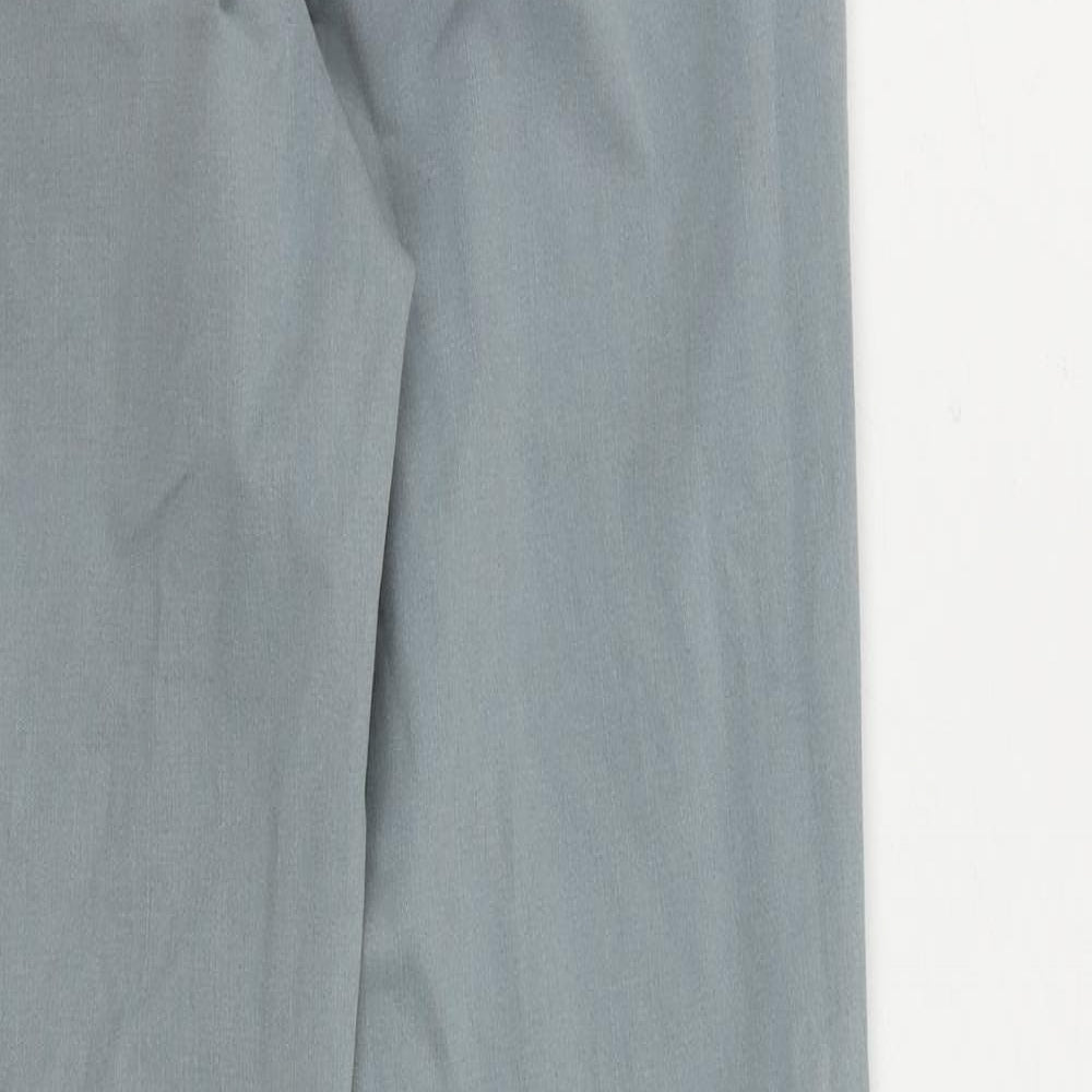 Marks & Spencer Womens Blue Cotton Tapered Jeans Size 6 L25 in Regular Zip - Ankle Zip